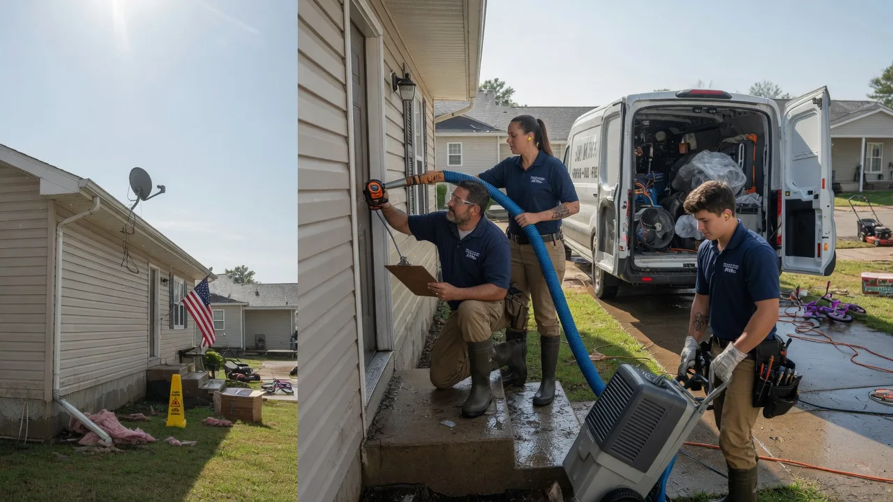 Ceiling Water Damage Restoration in Water Valley, TX near me